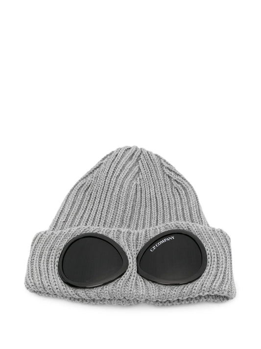 C.P. Company wool beanie with Goggles
