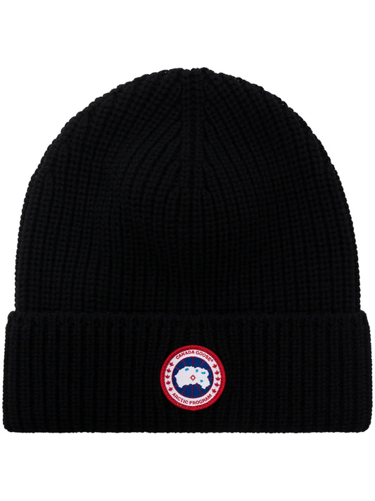 Canada Goose Arctic Disc ribbed beanie