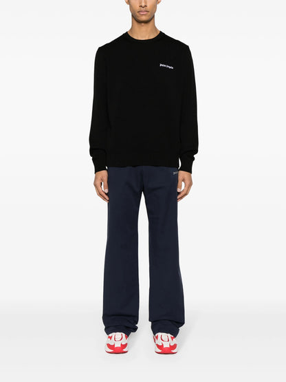 Palm Angels mid-rise straight trousers