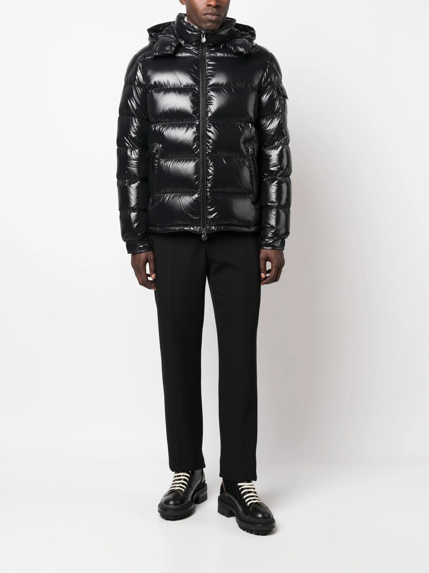 Moncler Maya Hooded Short Down Jacket