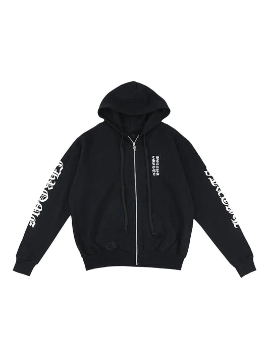 Chrome Hearts
zip-up hoodie with logo