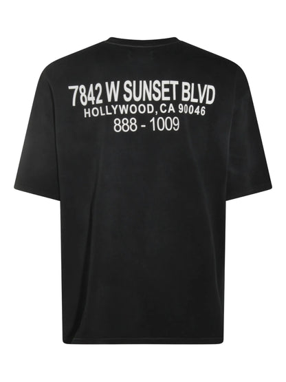 Amiri
Men's Black Club Wolf Oversized T-Shirt